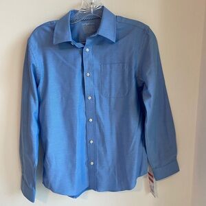 Cat & Jack Men's Sky Blue Casual Button Down Shirt